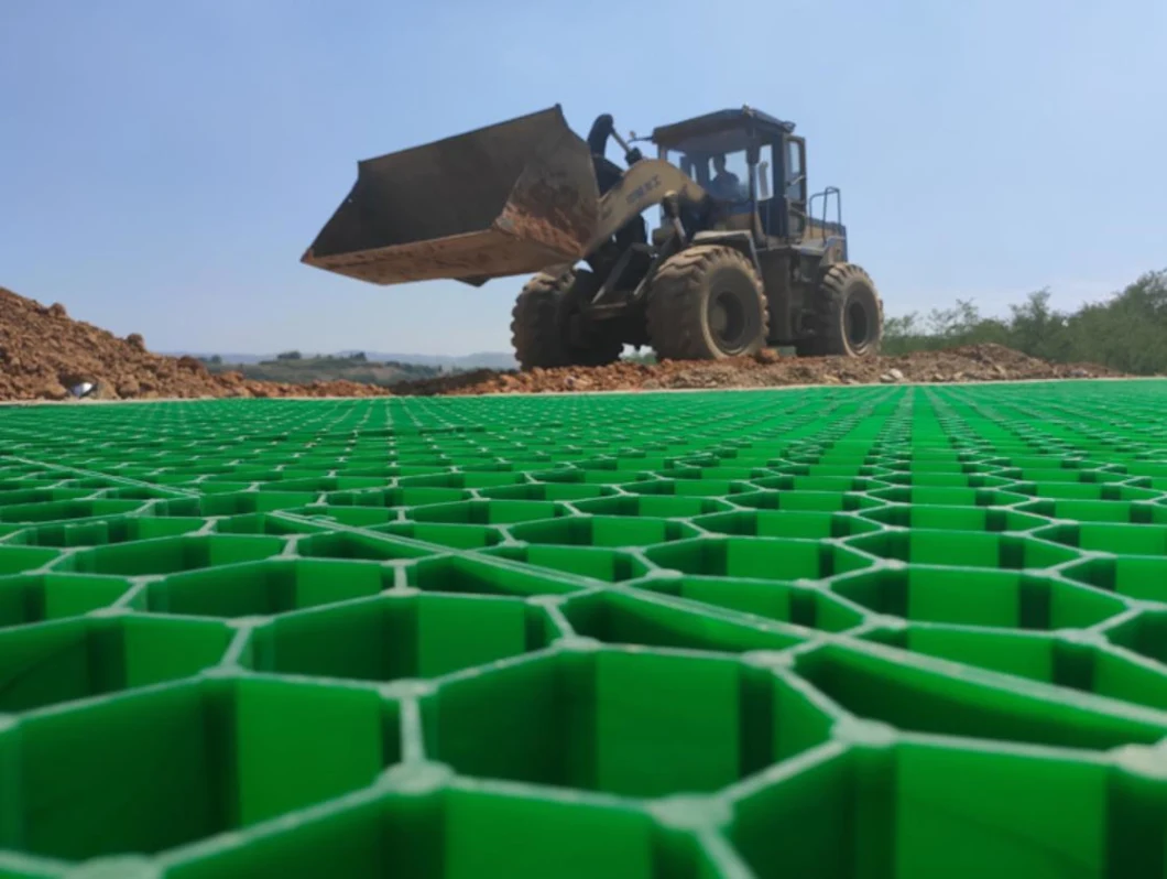 Recycle HDPE Honeycomb Plastic Porous Pavers Gravel Grass Grid